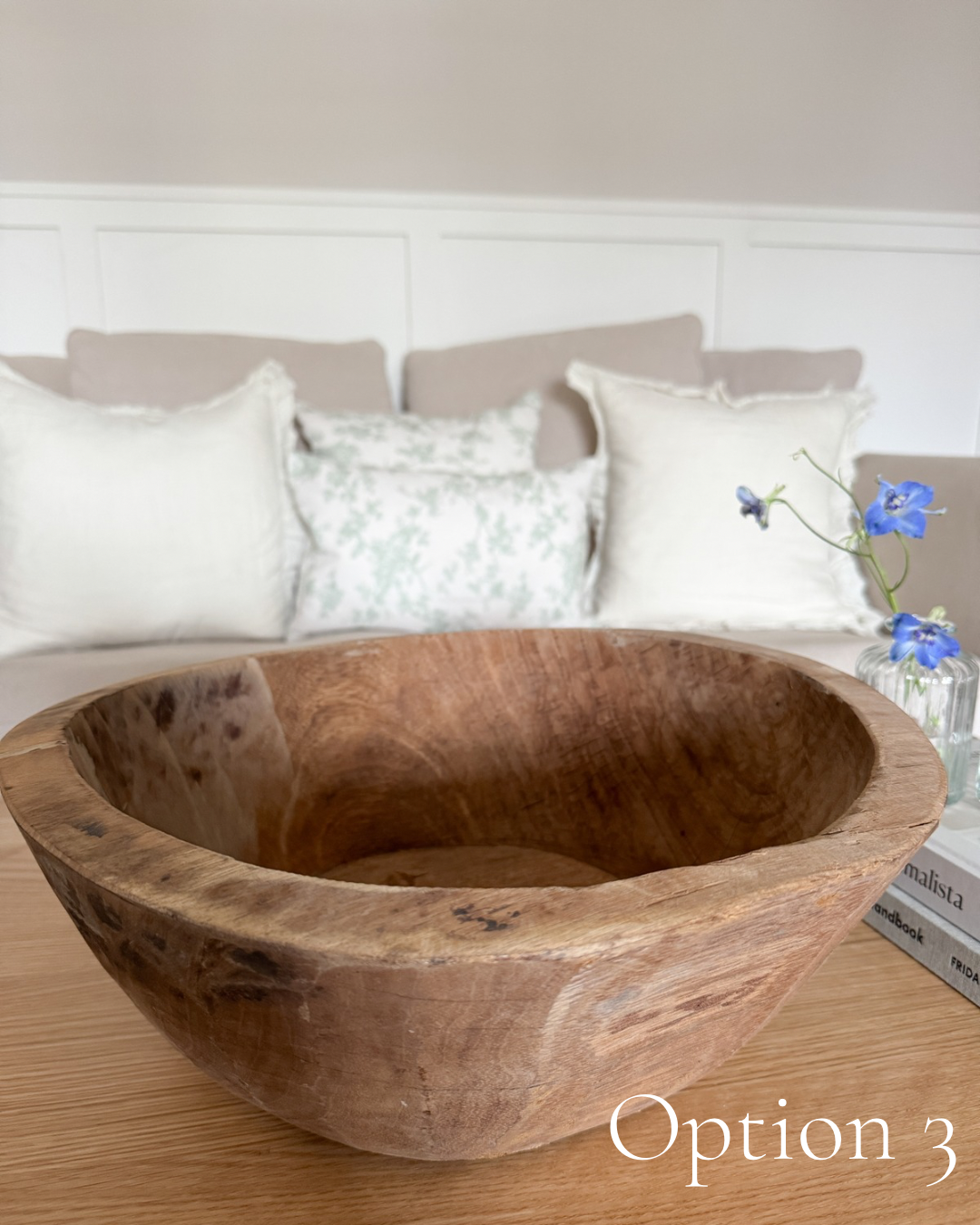 Antique dough bowl