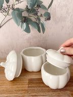 Pumpkin storage pot 9.6cm