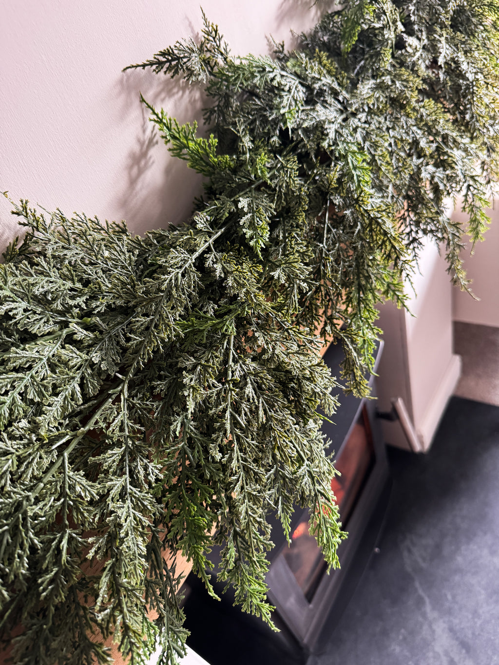 Faux cedar garland 180cm