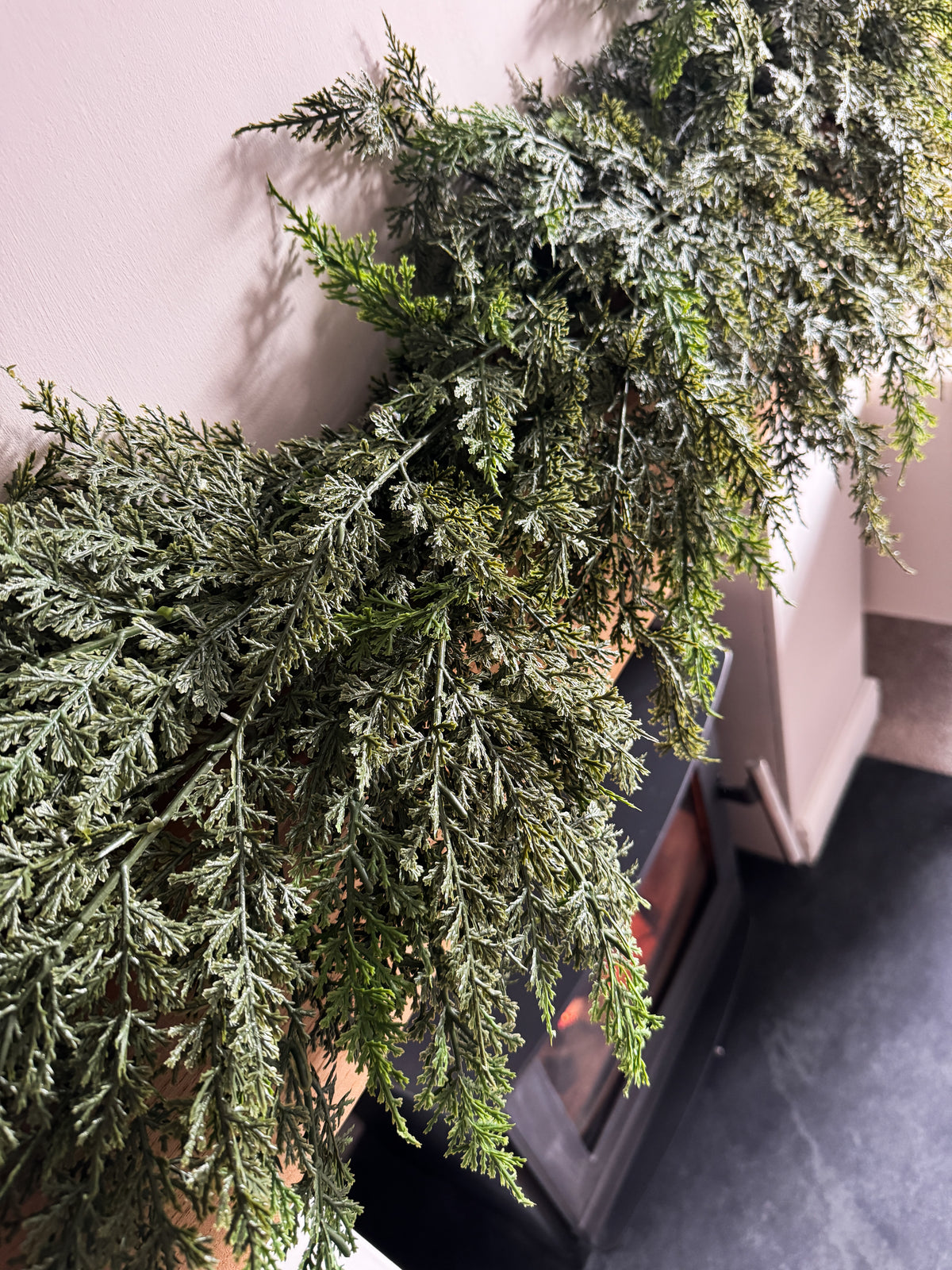 Faux cedar garland 180cm