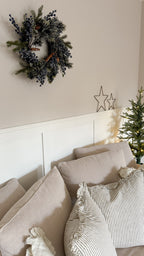 Blueberry Christmas wreath