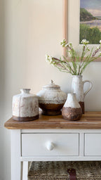 Aged terracotta jug