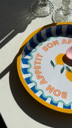 Lemon tin tray