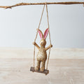 Bunny on swing