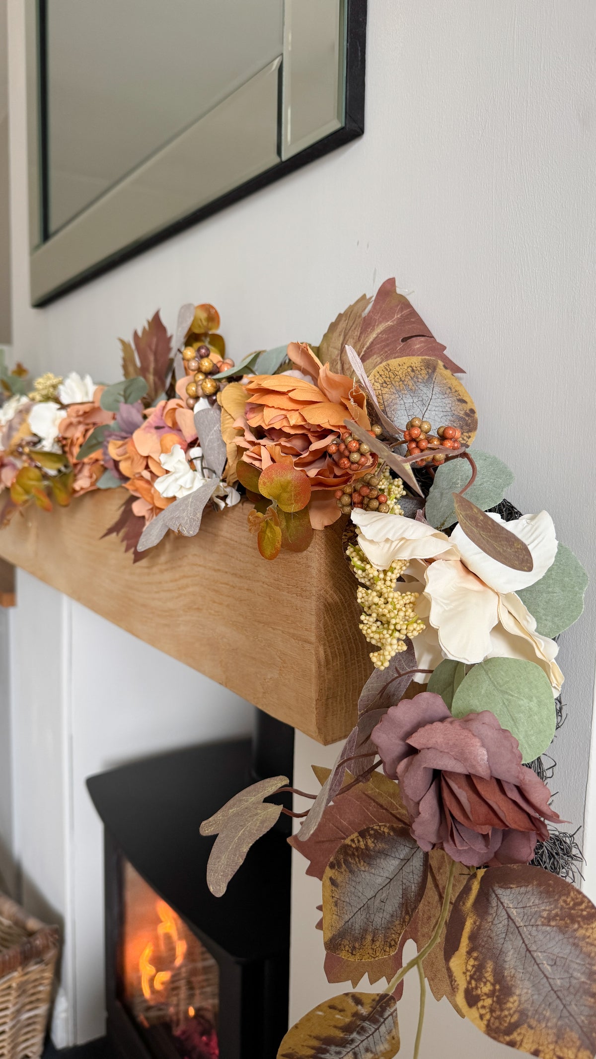 Autumn floral garland 180cm