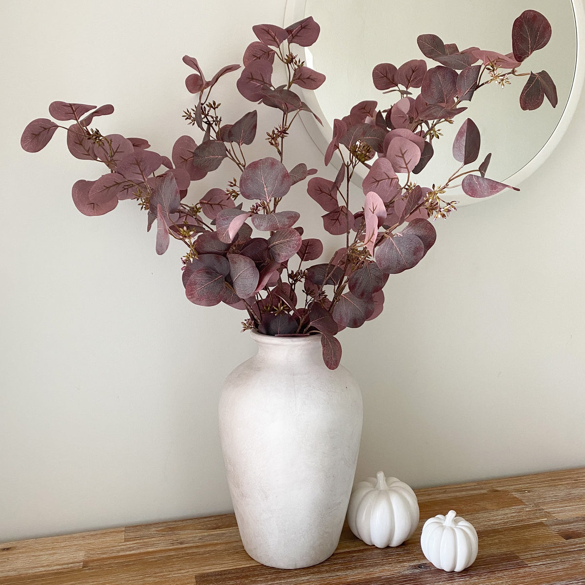 Burgundy Eucalyptus with berries