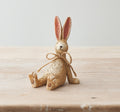 Relaxed bunny with jute bow