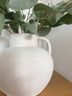 Natural terracotta rustic vase