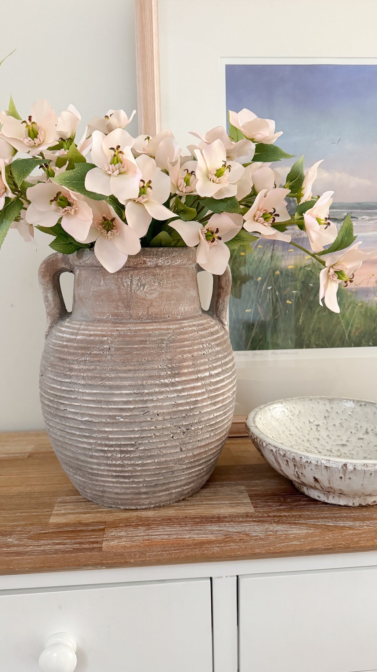 Apricot Hellebore Stem