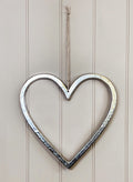 Aluminium Hanging Heart, 30cm
