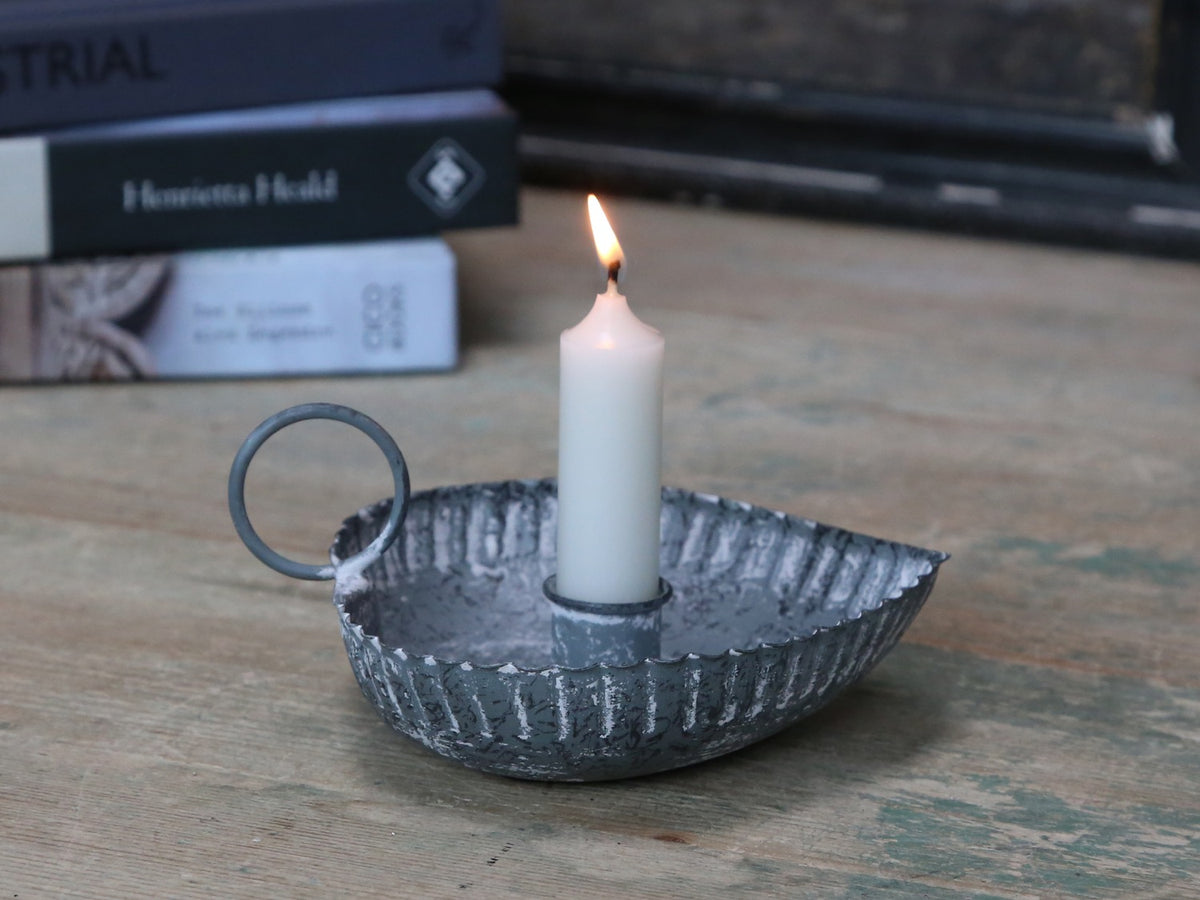 Chamberstick heart for dinner candle
