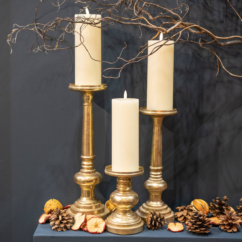 Ivory LED candle 3 x 8