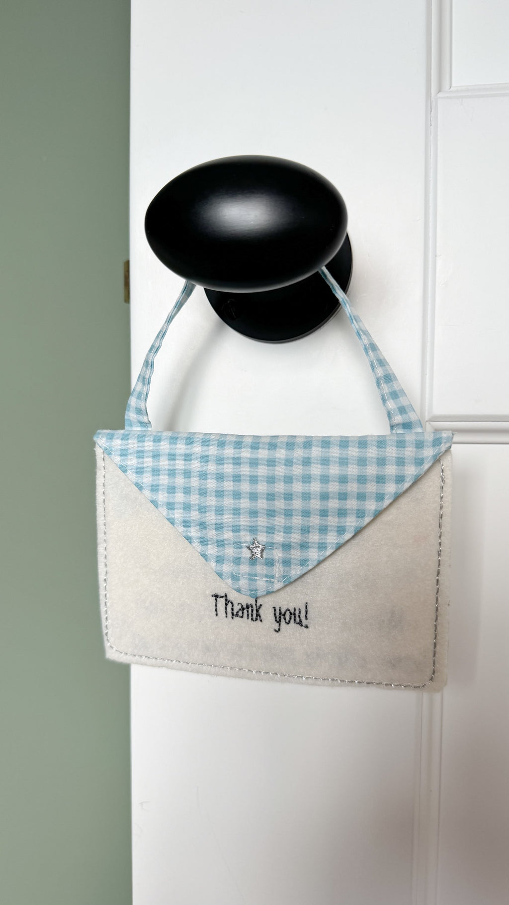 Tooth fairy envelope door hanger