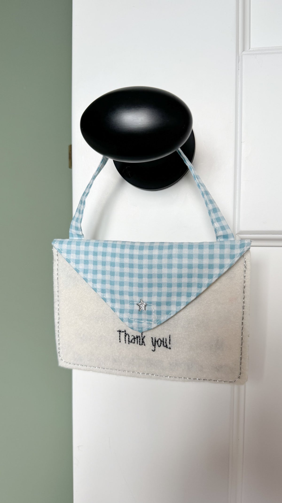 Tooth fairy envelope door hanger