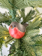 Small ceramic robin