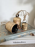 Brass cow bells set of 3